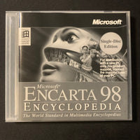 PC CD ROM Microsoft Encarta 98 Single Disc Edition (1998) encyclopedia