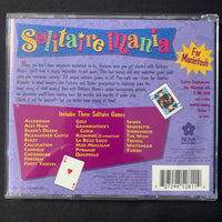 CD ROM Solitaire Mania (1996) Mac Macintosh card game vintage disc