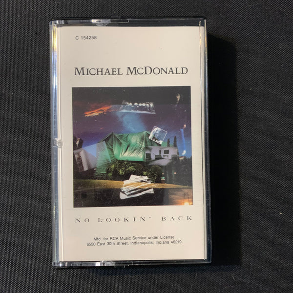 CASSETTE Michael McDonald 'No Lookin' Back' (1985) Bad Times, Lost In the Parade