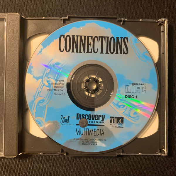 Computer Cd Rom Connections PC CD ROM Connections (1995) James Burke Discovery Channel 3D puzzle g ...