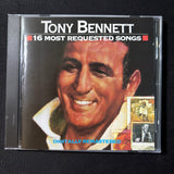 CD Tony Bennett '16 Most Requested Songs' (1986) Because of You, I Left My Heart In San Francisco