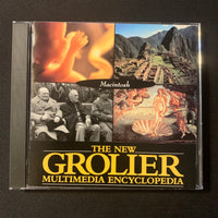 CD ROM New Grolier Multimedia Encyclopedia (1993) Macintosh