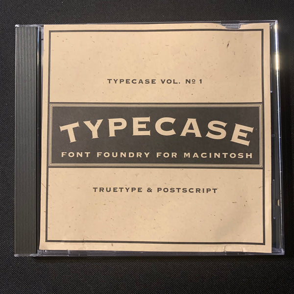 CD ROM Typecase Font Foundry For Macintosh Vol. 1 (1993) Truetype and Postscript