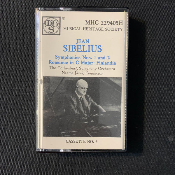 CASSETTE Sibelius Symphonies No. 1 and 2; Romance In C Major For String (1984) TAPE TWO ONLY