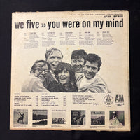 LP We Five 'You Were On My Mind' (1965) VG/VG vinyl record