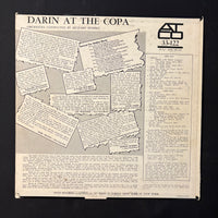 LP Bobby Darin 'Darin At the Copa' (1960) VG+/VG vinyl record