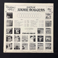 LP Jimmie Rodgers 'Golden Hits: 15 Hits of Jimmie Rodgers' (1967) VG+/VG vinyl record