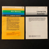 TEXAS INSTRUMENTS TI 99/4A Mini Memory (1981) with Line By Line Assembler cassette and manals