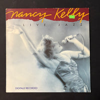 LP Nancy Kelly 'Live Jazz' (1988) VG+/VG vinyl record