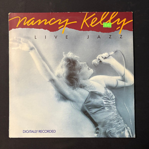 LP Nancy Kelly 'Live Jazz' (1988) VG+/VG vinyl record
