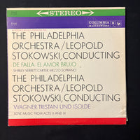 LP De Falla: El Amor Brujo, Wagner: Tristan und Isolde (1960) Philadelphia Orchestra, Leopold Stokowski VG+/VG vinyl record