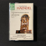 CASSETTE Handel 'Concertos Pour Orgue' (Concertos For Organ) (1977) Jean-Francois Paillard