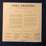 LP Will Rogers 'All I Know Is Just What I Read In the Papers' (1979) VG+/VG vinyl record