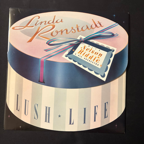 LP Linda Ronstadt with Nelson Riddle and His Orchestra 'Lush Life' (1984) VG+/VG+ vinyl record