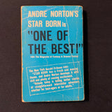BOOK Andre Norton 'Star Born' (1957) Ace PB science fiction pulp paperback