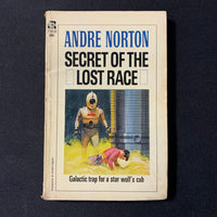 BOOK Andre Norton 'Secret Of the Lost Race' (1959) PB Ace science fiction paperback