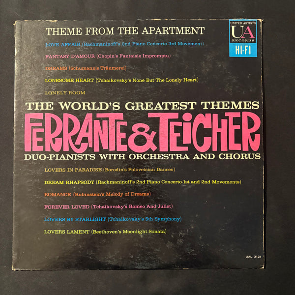 LP Ferrante and Teicher 'World's Greatest Themes' (1960) VG+/VG vinyl record