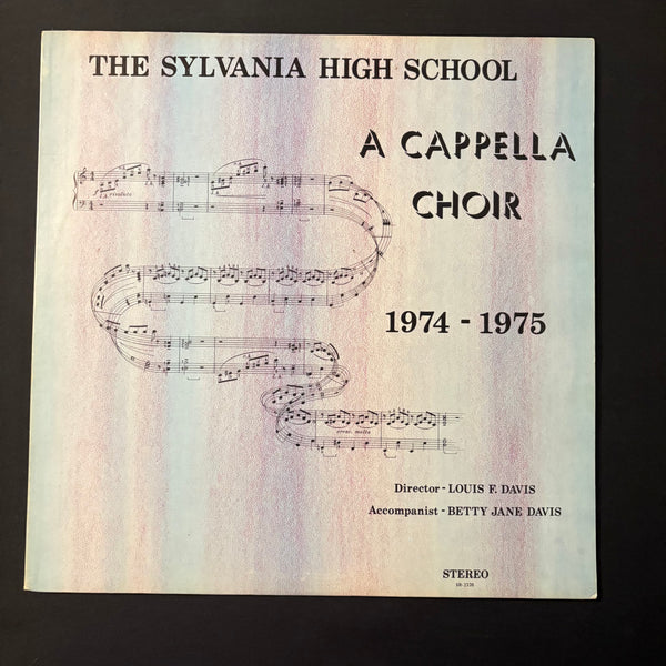 LP Sylvania High School A Cappella Choir 1974-1975 VG+/VG+ vinyl record Ohio private label