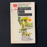 BOOK Peter Heath 'Assassins From Tomorrow' (1967) PB science fiction thriller Mind Brothers