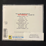 CD Roy Orbison 'All-Time Greatest Hits Volume Two' (1982) Pretty Paper, Oh Pretty Woman, Blue Bayou
