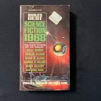 BOOK Donald A. Wollheim, Terry Carr (ed) World's Best Science Fiction 1968 anthology