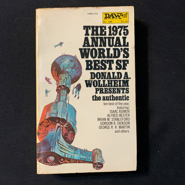 BOOK Donald A. Wollheim (ed) '1975 Annual World's Best SF' (1975) PB science fiction anthology