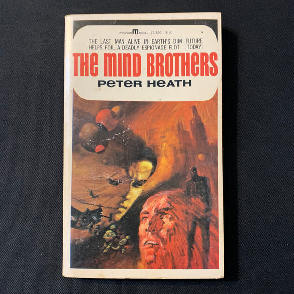 BOOK Peter Heath 'The Mind Brothers' (1967) PB science fiction thriller