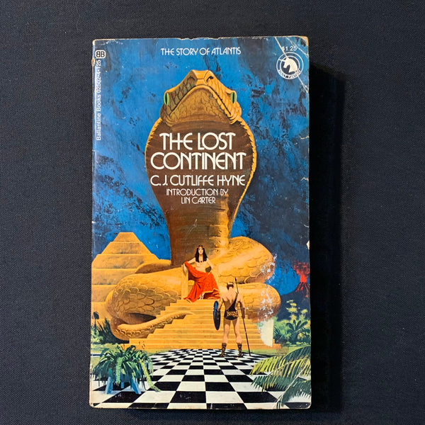 BOOK C.J. Cutliffe Hyne 'The Lost Continent' (1972) Atlantis PB science fiction fantasy