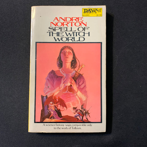 BOOK Andre Norton 'Spell Of the Witch World' (1972) DAW science fiction fantasy paperback