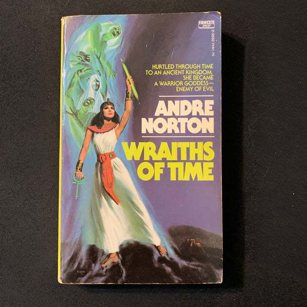 BOOK Andre Norton 'Wraiths of Time' (1976) PB Fawcett Crest science fiction sci-fi