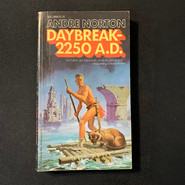 BOOK Andre Norton 'Daybreak 2250 A.D.' (1952) Star Man's Son PB Ace science fiction