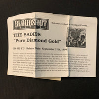 CD The Sadies 'Pure Diamond Gold' (1999) promo sleeve Bloodshot Records alt-country surf