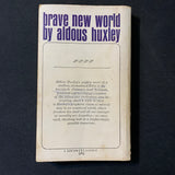 BOOK Aldous Huxley 'Brave New World' (1967) classic fiction future civilization