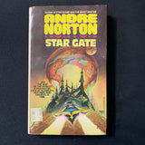 BOOK Andre Norton 'Star Gate' (1980) Fawcett Crest PB science fiction paperback