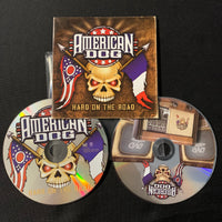 CD American Dog 'Hard On the Road' (2008) CD+DVD promo in PVC sleeve