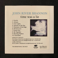 CD John River Shannon 'Time Was a Lie' (2012) advance promo jazz guitarist