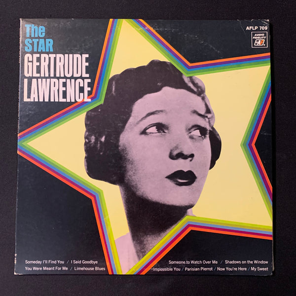 LP Gertrude Lawrence 'The Star' (1968) vinyl record English theater