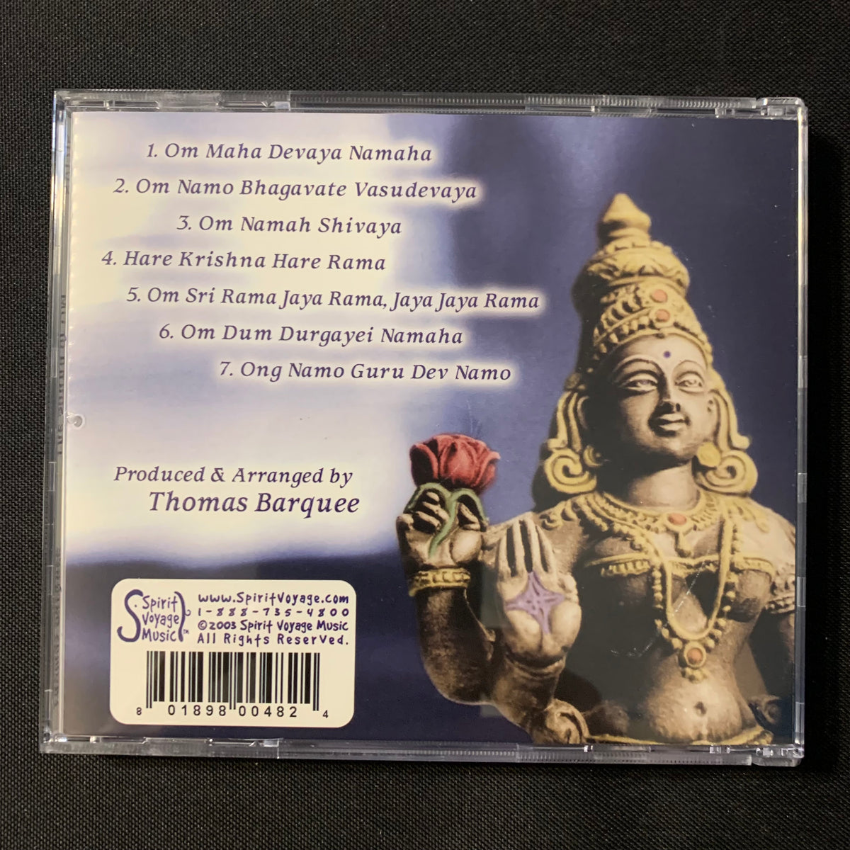 CD Thomas Barquee 'The Sound of Om' (2003) meditation mantra spiritual ...
