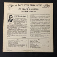 LP Della Reese 'A Date With Della Reese At Mr. Kelly's In Chicago' (1958) vinyl record jazz