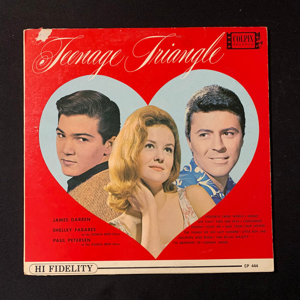 LP James Darren, Shelley Fabares, Paul Petersen 'Teenage Triangle' (1963) Donna Reed Show