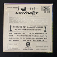 LP The Longest Day soundtrack (1963) Lowell Thomas narrator Darryl F. Zanuck