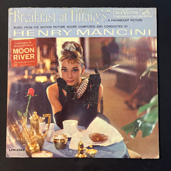 LP Breakfast at Tiffany's Motion Picture Score (1961) Henry Mancini VG+/VG vinyl record