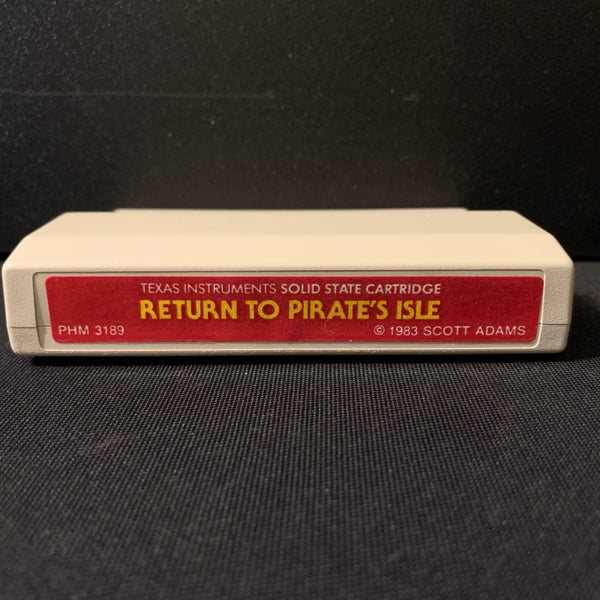 TEXAS INSTRUMENTS TI 99/4A Return To Pirate's Isle (1983) tested video game cartridge