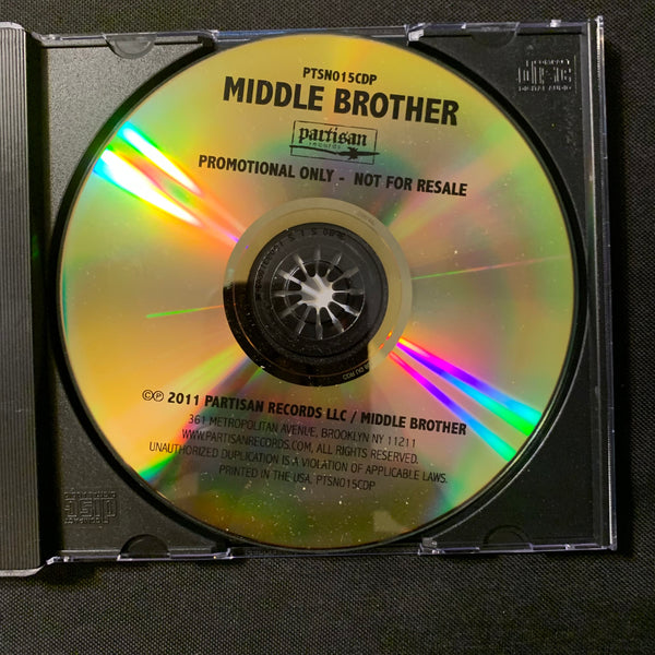 CD Middle Brother self-titled (2011) advance promo DJ Dawes, Deer Tick, Delta Spirit project