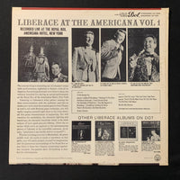 LP Liberace 'At the Americana Vol. 1' (1964) VG+/VG+ vinyl record