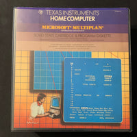 TEXAS INSTRUMENTS TI 99/4A Multiplan (1981) complete suite Microsoft database disk