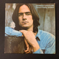 LP James Taylor 'Sweet Baby James' (1970) VG+/VG vinyl record w/lyric sheet