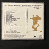 CD Hank Williams '24 of Hank Williams' Greatest Hits' (1976) Your Cheatin' Heart, Kaw-liga