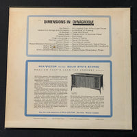 LP Dimensions In Dynagroove (1965) VG+/VG+ vinyl record Hugo Montenegro, Morton Gould