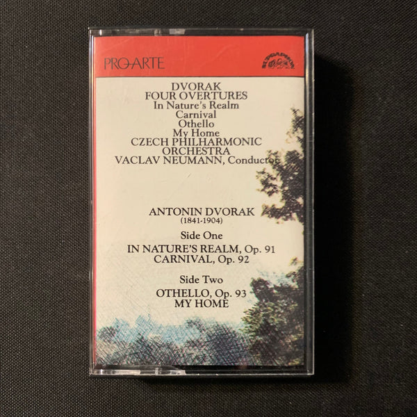 CASSETTE Dvorak 'Four Overtures' (1982) Czech Philharmonic, Vaclav Neumann